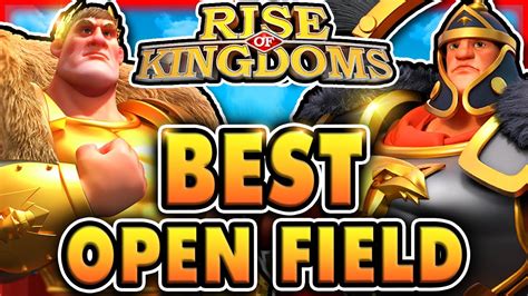 Top 5 BEST OPEN FIELD Commander Pairs In Rise Of Kingdoms 2023 YouTube