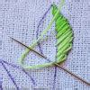 Stitch Leaf Lazy Daisy Sarah S Hand Embroidery Tutorials