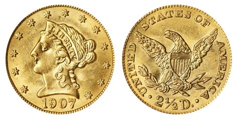 1907 Coronet Head Gold 250 Quarter Eagle Liberty Head Early Matron