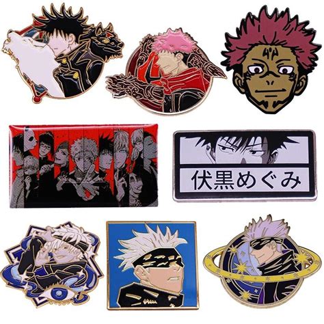 Jujustsu Kaisen Gojo Satoru Yuji Itadori Enamel Pins Lagoagrio Gob Ec