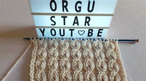 Burgulu Kolay İki Şiş Örgü Modeli Yapımı Knitting Pattern Crochet