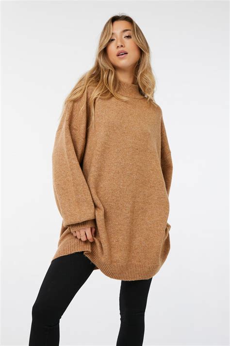 Oversized Mock Neck Sweater Ardene