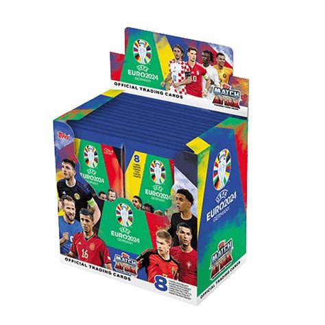 Topps Uefa Euro 2024 Football Soccer Match Attax Booster Box