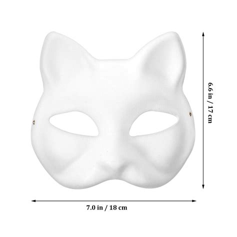 5 Pcs Cat Mask For Women Cat Masquerade Mask Women Therian Mask Mask