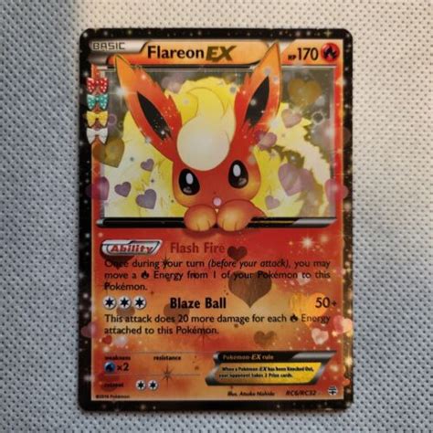 Flareon Ex Rc Rc Ultra Rare Holo Pokemon Generations Nm Ebay