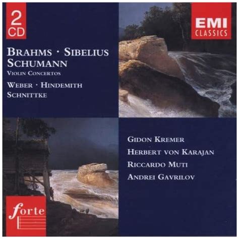 Brahms Johannes Sibelius Jean Schumann Robert Weber Carl Maria