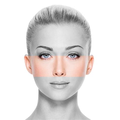 Línea media y línea bipupular y TERCIOS FACIALES Tercio facial superior