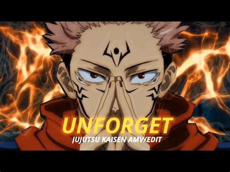 Jujutsu Kaisen Unforgettable Edit Amv Ft Remake Youtube