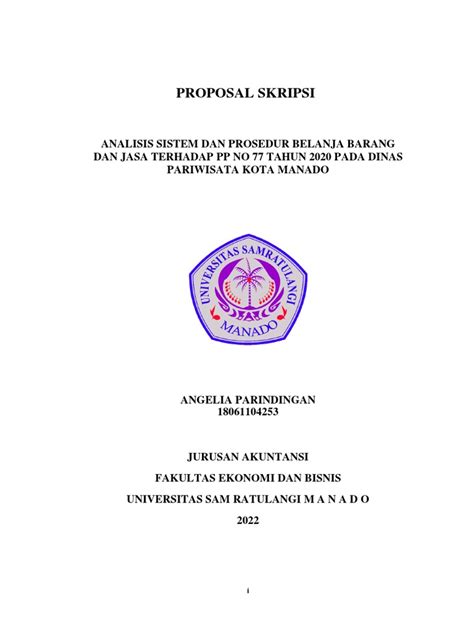 Draft Proposal Skripsi 1 Angel Pdf