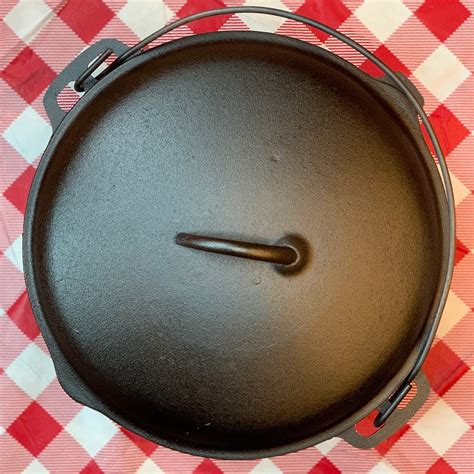 Bsr Cast Iron Dutch Oven With Lid No 10 12 5 8 Restored Etsy