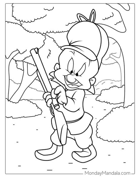 Elmer Fudd Coloring Pages