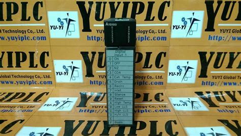 MITSUBISHI A1SX80 INPUT UNIT MODULE 裕益科技自動化設備可程式編碼器PLC分散式控制系統DCS