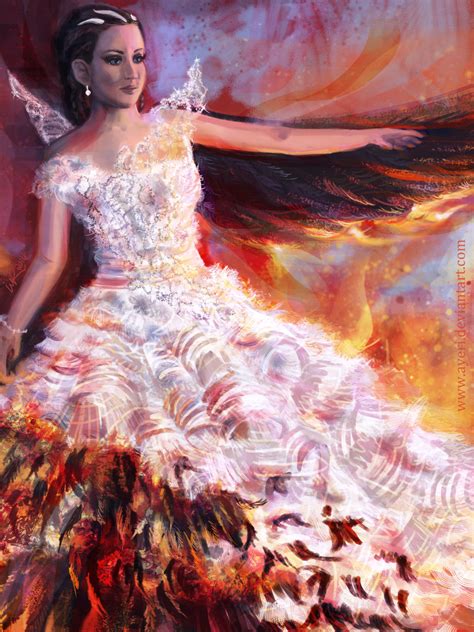 Katniss - Mockingjay Wedding Dress by Ayeri on DeviantArt