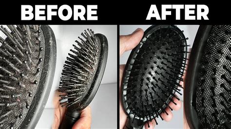 How To Clean Hair Brush Like Pro At Home Youtube