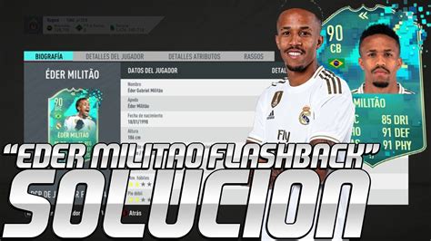 Solucion Mas Barata A Sbc De Militao Flashback Por Menos De K