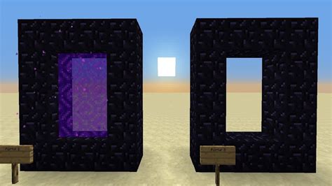 That Nether Portal Illusion Puzzle In Minecraft 1 9 YouTube