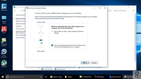 How To Turn Off User Account Control Uac On Windows Youtube