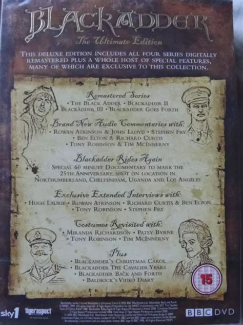 Blackadder Remastered The Ultimate Edition Dvd Box Set Brand New