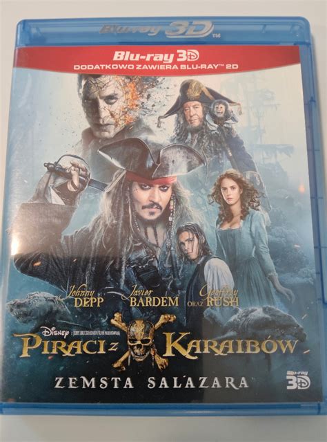 PIRACI Z KARAIBÓW ZEMSTA SALAZARA BLU RAY 3D 2D Łódź Kup teraz na