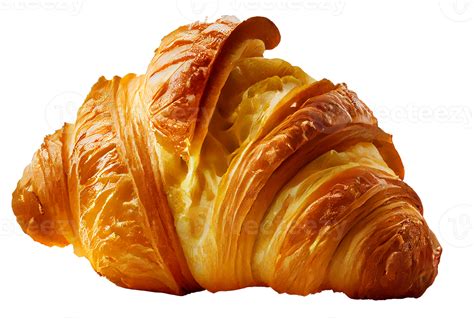 Fresh cooked yellow croissant. 17340375 PNG