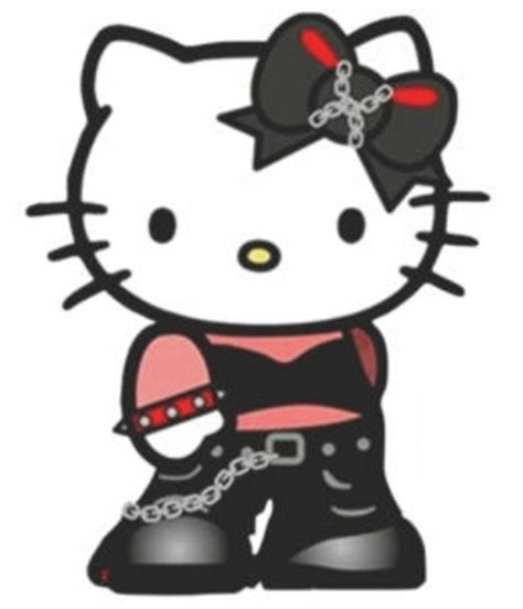 Hello Kitty Punk Rocker Topper Edible Rice Paperchoicespersonalised