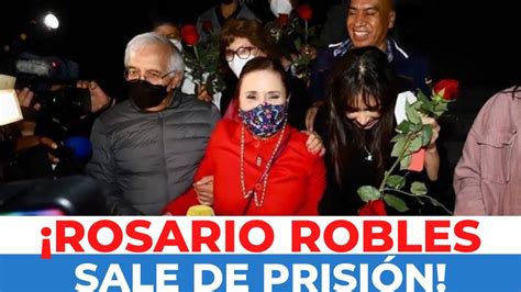 El Momento En El Que Rosario Robles Sale De PrisiÓn Y Se ReÚne Con Su