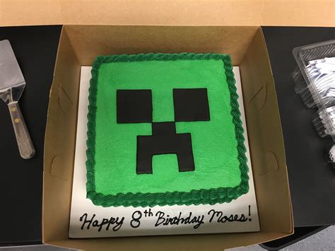 Minecraft Creeper Cake Creeper Cake Birthday Creepers