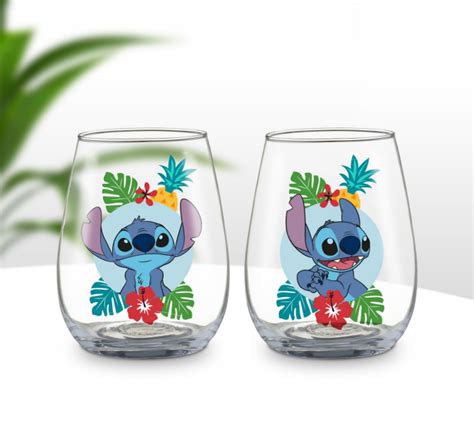 DISNEY Stitch Set De 2 Verres ShopForGeek Verre Paladone DISNEY