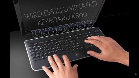 Logitech K800 Wireless Illuminated Keyboard Unboxing YouTube