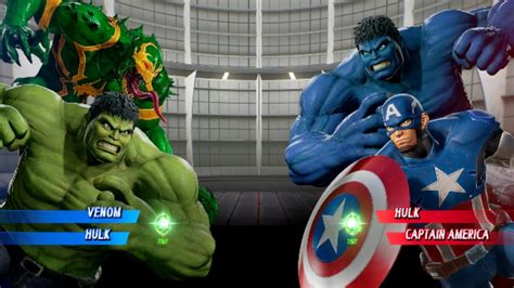 Venom V S Hulk V S Hulk Caption America Very Hard AI Marvel Vs