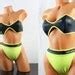 1980s Swimsuit BODY GLOVE Neoprene Bikini Two Piece Bathing