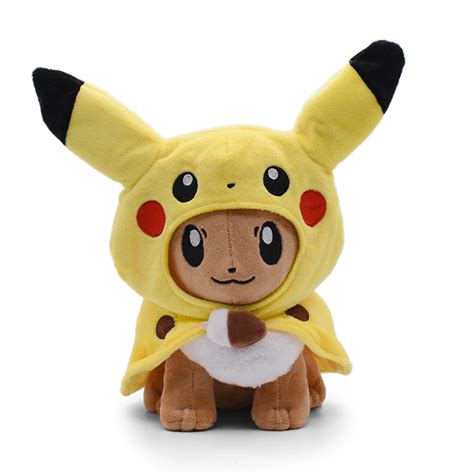 Peluche Pikachu Cosplay Voli Pokemon Pouces Jouet Doux Au Beurre