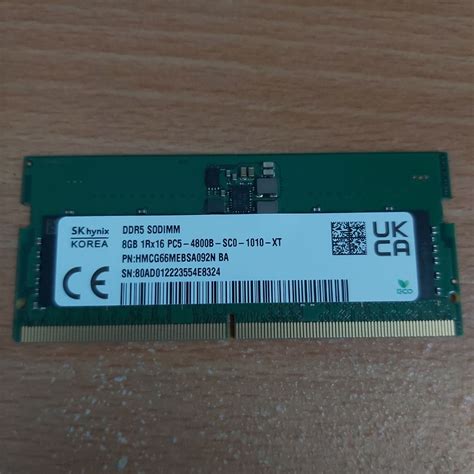 Sk Hynix Sk Hynix Hmcg Mebsa N Gb Ddr Mhz Non Ecc Memory Ram