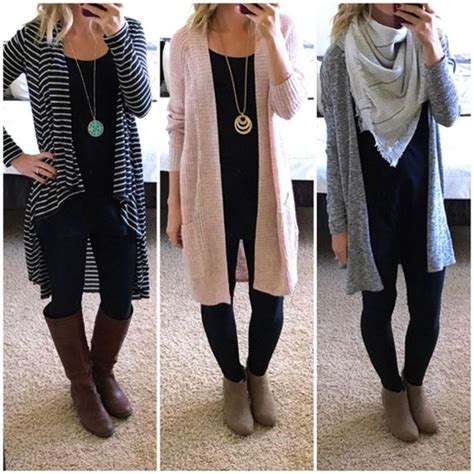 Tips How To Wear Cardigans With Leggings In This Fall Https