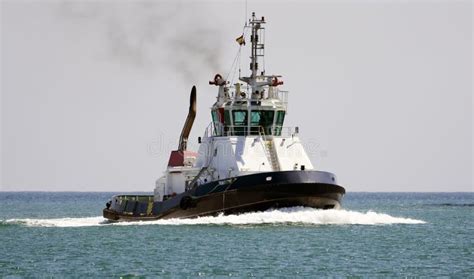 tug boat stock image image  river port engine propulsion