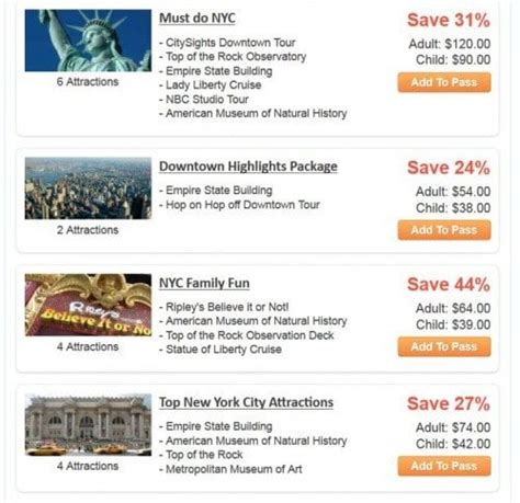 New York City Pass | Explorer Pass and Build Your Own Card