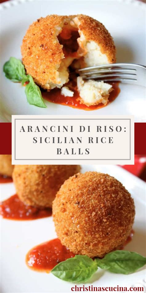 Arancini Di Riso Sicilian Rice Balls Italian Recipes Authentic