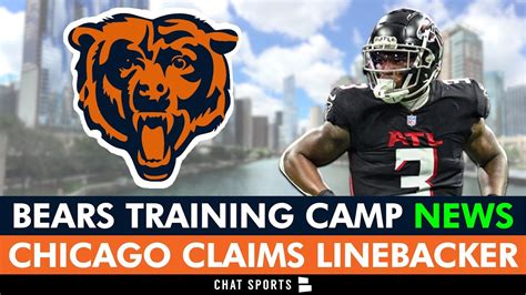 BREAKING Chicago Bears Claim Linebacker Off Waivers Bears Injury