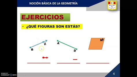 CUARTO GRADO NOCIONES BÁSICAS DE LA GEOMETRÍA YouTube