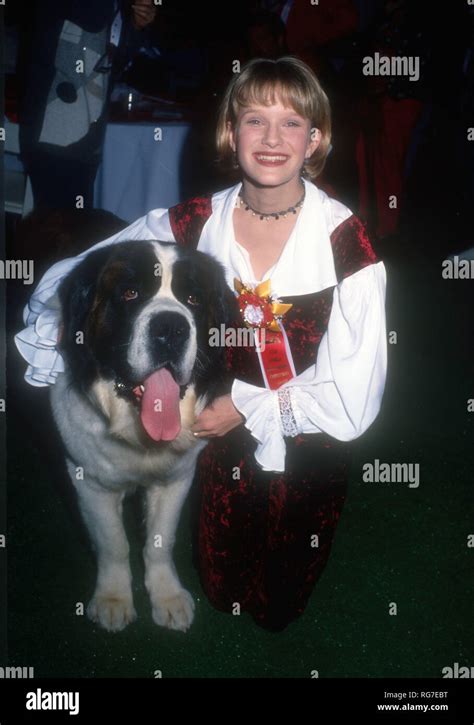 HOLLYWOOD, CA - NOVEMBER 28: Actress Nicholle Tom and Beethoven attend the 62nd Annual Hollywood ...