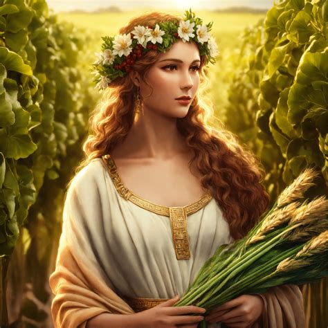 Lexica Demeter Ceres Nurturer And Provider Illustrate The Strength In