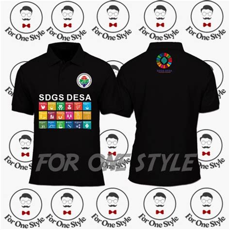 Poloshirt Kementerian Desa 05 Kaos Polo Sdgs Desa Free Nama Desa