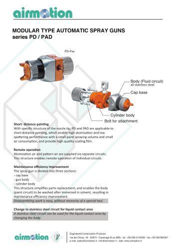 All Airmation Ecp Srl Catalogs And Technical Brochures