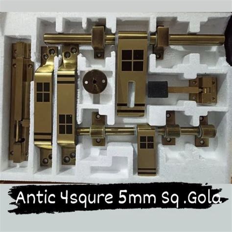 Stainless Steel 10inch Antique Finish Door Kit Grade SS 304 Rod