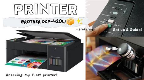 Brother Printer Dcp T W Unboxing Set Up Guide Youtube