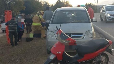 Una Motociclista Herida Tras Un Choque En Santa Cruz Del Lago El