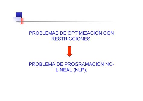 Problemas De Optimizaci N Con Restricciones