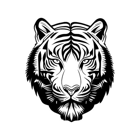 Download Tiger, Tiger Face, Silhouette. Royalty-Free Vector Graphic