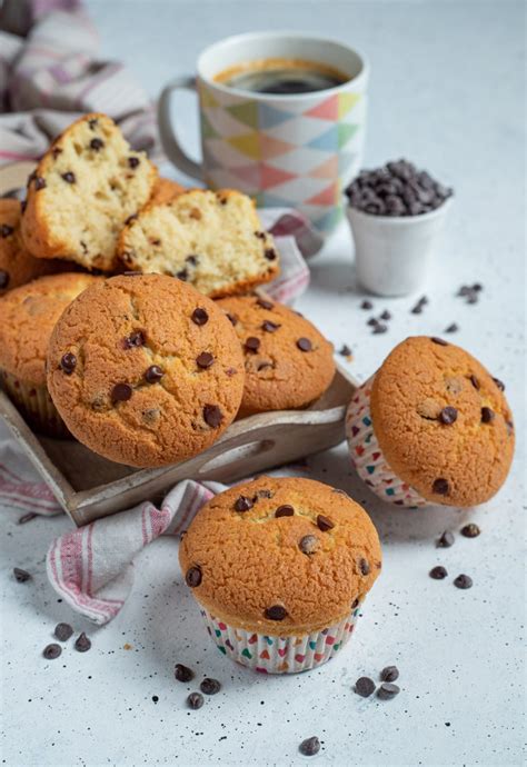 Muffin Con Gocce Di Cioccolato Ricetta Facile Per Muffin Golosi