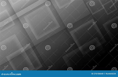 Gray Silver Color Tiles Squares Abstract Technology Background Stock